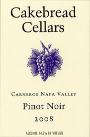 Cakebread Pinot 2008